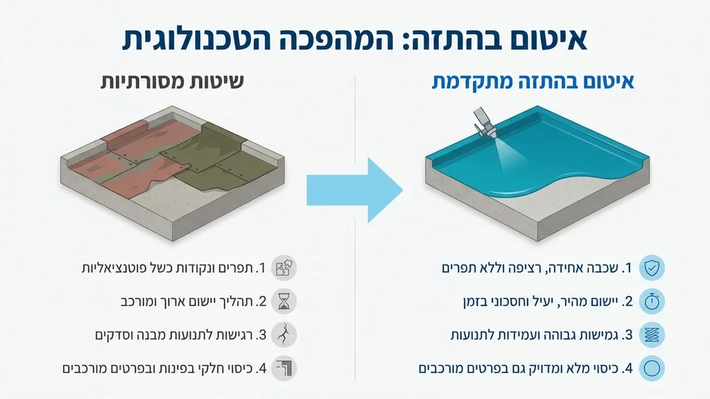 מכונת התזה תעשייתית מתקדמת ליישום חומרי איטום בהתזה על משטח בטון
